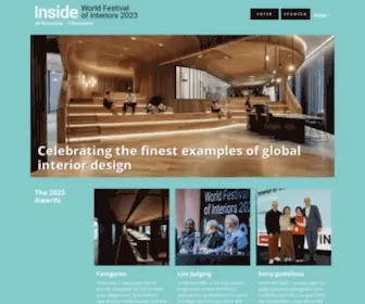 Insidefestival.com(INSIDE World Festival of Interiors) Screenshot