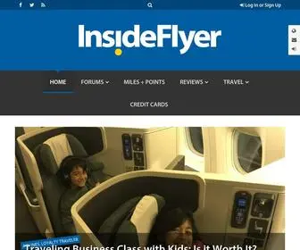 Insideflyer.com(Frequent Flyers Know Better) Screenshot