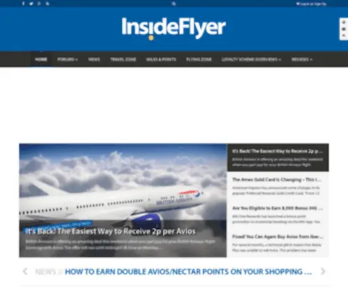Insideflyer.uk(InsideFlyer UK) Screenshot