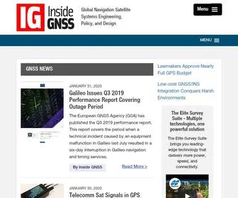 Insidegnss.com(Inside GNSS) Screenshot