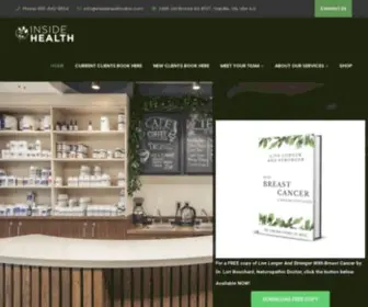 Insidehealthclinic.com(Naturopathic & Chiropractic Clinic Oakville) Screenshot