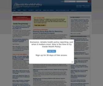 Insidehealthpolicy.com(Insidehealthpolicy) Screenshot