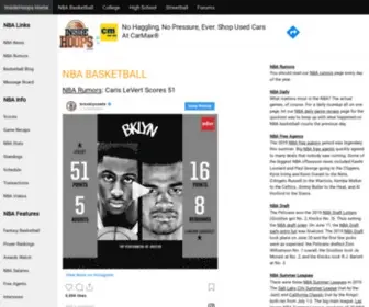 Insidehoops.com(NBA Basketball) Screenshot