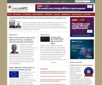 Insidehpc.com(High-Performance Computing News Analysis) Screenshot