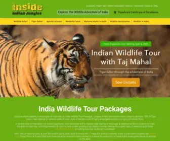 Insideindianjungles.com(India Wildlife Tours) Screenshot