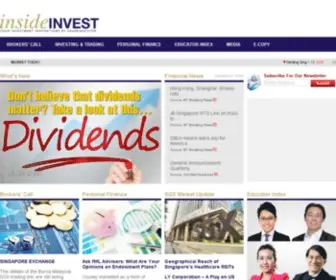 Insideinvest.com.sg(Home Page) Screenshot