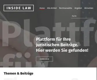 Insidelaw.ch(Inside Law) Screenshot