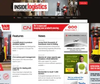 Insidelogistics.ca(Inside Logistics) Screenshot