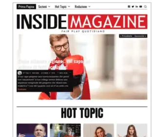 Insidemagazine.it(Fair Play Quotidiano) Screenshot