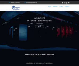 Insidenetsas.com(Internet Gachancipa) Screenshot