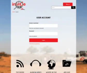 Insideocb.com(User account) Screenshot