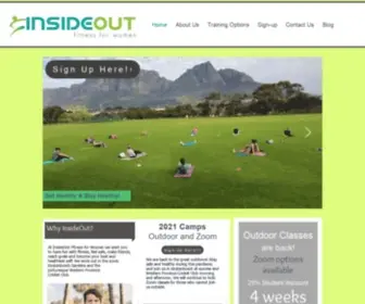 Insideout-Fitness.com(InsideOut Fitness for Women) Screenshot