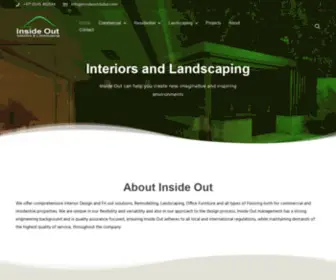 Insideoutdubai.com(Interiors & Furniture Dubai) Screenshot