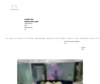 Insideoutrestorativespa.com(Inside Out Restorative Spa) Screenshot