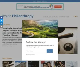 Insidephilanthropy.com(Inside Philanthropy) Screenshot