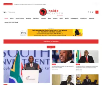 Insidepolitic.co.za(Inside Politic) Screenshot
