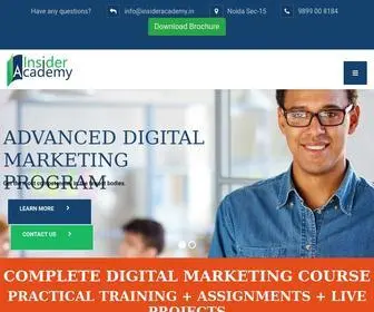 Insideracademy.in(Digital Marketing Course in Noida) Screenshot