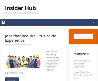 Insiderhub.com(Insider Hub) Screenshot