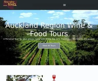 Insidertouring.co.nz(Auckland Fine Food & Wine Tours) Screenshot