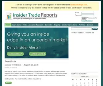 Insidertrade.net(Insidertrade) Screenshot