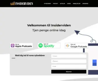 Insiderviden.dk(Lad mig vise dig de 3 programmer på nettet du kan tjene flest penge på. tjen penge online) Screenshot