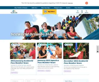 Insideseaworld.com(What's Happening at SeaWorld Orlando) Screenshot