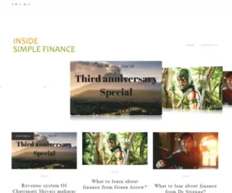 Insidesimplefinance.com(Finance Blog of Ashutosh Tilak) Screenshot