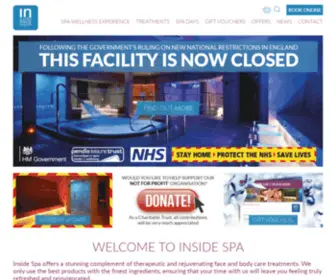 Insidespa.co.uk(Inside Spa) Screenshot
