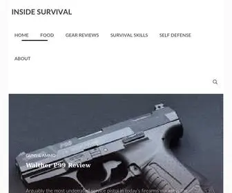 Insidesurvival.com(Inside Survival) Screenshot