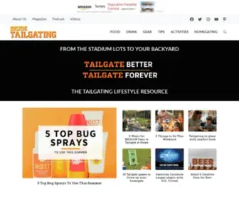 Insidetailgating.com(Inside Tailgating) Screenshot