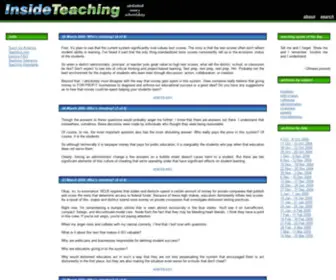 Insideteaching.com(AdSenseCharts) Screenshot