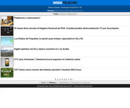 Insidetele.com(Noticias) Screenshot
