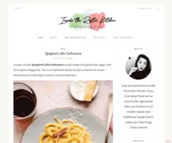 Insidetherustickitchen.com(A Taste of Italy) Screenshot