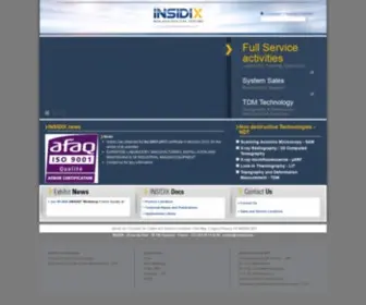 Insidix.com(Non-Destructive Testing (NDT)) Screenshot