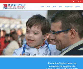 Insiemeperunsorriso.it(ONLUS) Screenshot