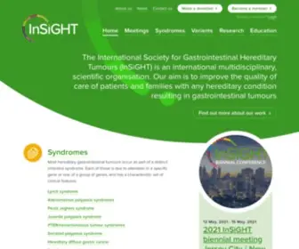 Insight-Group.org(InSiGHT's mission) Screenshot