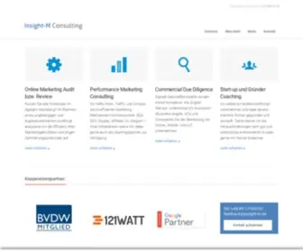 Insight-M.de(Digital Marketing Auditing und Performance Consulting) Screenshot