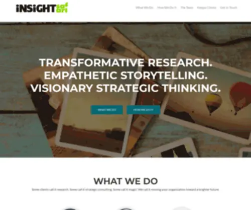 Insight-Safari.com(Transformative, Empathetic, Visionary) Screenshot