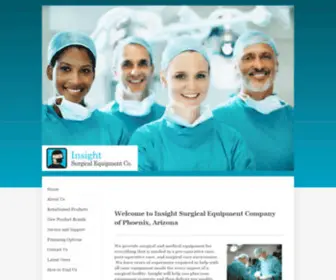 Insight-Surgical-Equipment.com(Surgical & Medical Equipment In Scottsdale) Screenshot