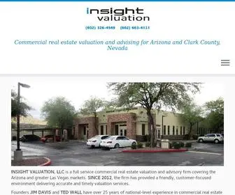 Insight-Valuation.com(Commercial real estate valuation and advising for Arizona and Clark County) Screenshot