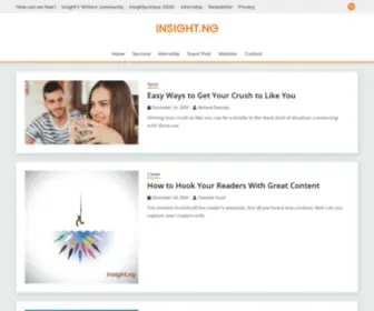 Insight.ng(Home of Innovations and Insights) Screenshot