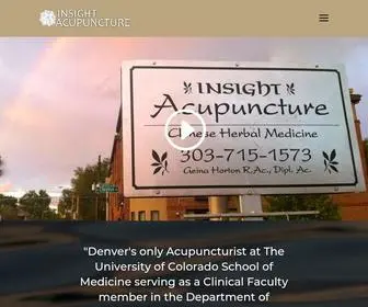 Insightacupuncture.com(Insight Acupuncture) Screenshot