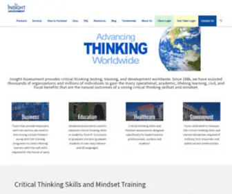 Insightassessment.com(Insight Assessment) Screenshot