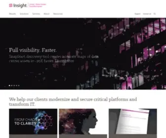 InsightCDCT.com(Complete data center solutions for data center transformation) Screenshot