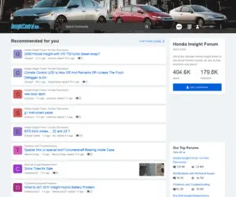 Insightcentral.net(Honda Insight Forum) Screenshot