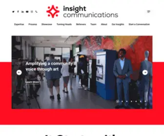 Insightcommunications.co(It all begins with Insight) Screenshot