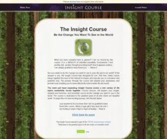 Insightcourse.net(Insight Course) Screenshot