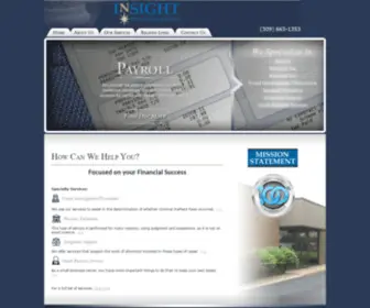 InsightcPafinancial.com(Insight CPAs & Financial LLC) Screenshot