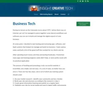 Insightcreativetech.com(Online Business Tools) Screenshot