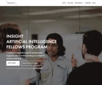 Insightdata.ai(Artificial Intelligence Fellows Program from Insight) Screenshot